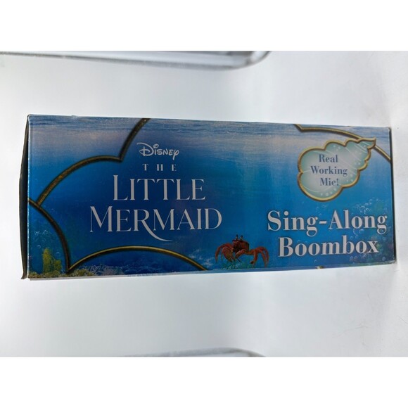 Disney The Little Mermaid Live Sing Along Boombox Real Mic Built-In Music - Picture 2 of 7